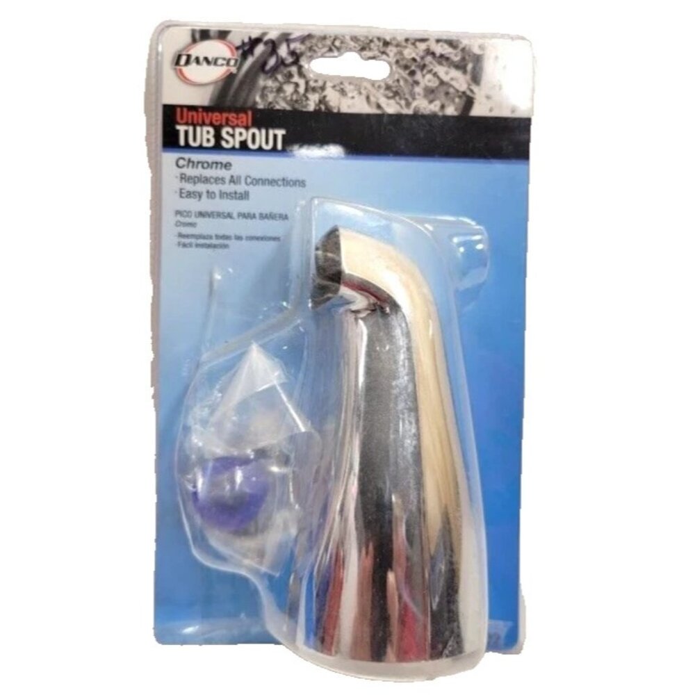 DANCO#88702 Universal Chrome Tub Spout Replaces all Connections